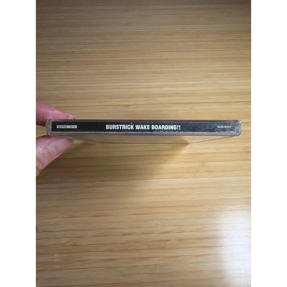 PS1 Burstrick Wake Boarding Complete CIB Water‎ Damaged Manual Untested